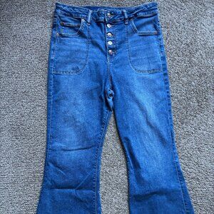 American Eagle Super High-Rise Flare Next Level Stretch Jeans - 14R